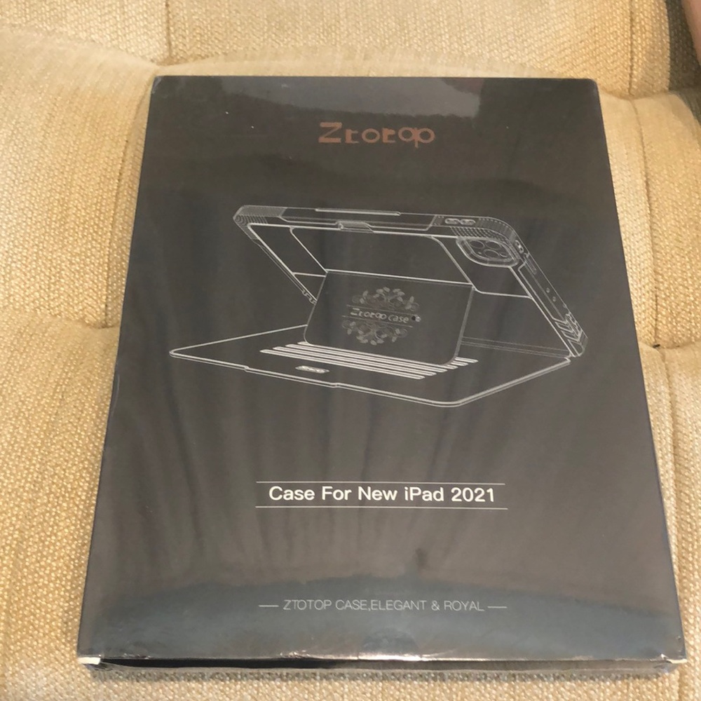 Ztotop case for new iPad Pro 11” 2021, black, beautiful crafted case elegant